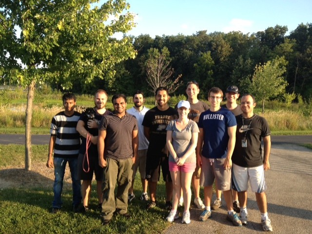 group kickball game